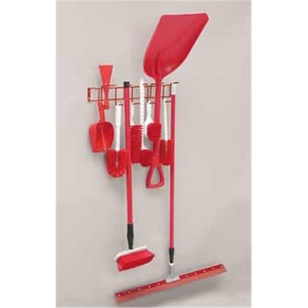 Work-Of-Art RackEm Racks 36 in. 16-Hook Utility Rack - Gray WO2588061